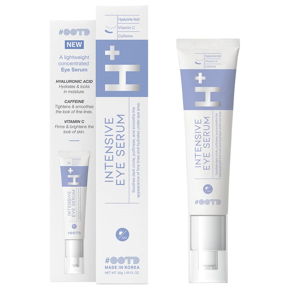 Under Eye Hydrating, Anti-aging Wringkles Şirketing Puffy Eyebag Dark Circle, Hyaluronic Acid, Vitamin C, Caffeine, Vegan Under Eye Treatment 30g