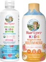 MaryRuth's Nighttime Multimineral (Peaches & Cream) ve Multivitamin Liposomal (Strawberry Cherry & Vanilla) Çocuklar için | Clean Label Projesi Doğrulanmış Tedarikçi | Vegan Vitaminleri için