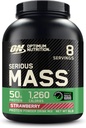 Optimum Beslenme Ciddi Kitle, Kilo Vermeci Protein Toz, Mass Winer, Vitamin C ve Çinko Immune Support, Kretine, Strawberry, 6 Pound (Pazar Mayıs Vary)