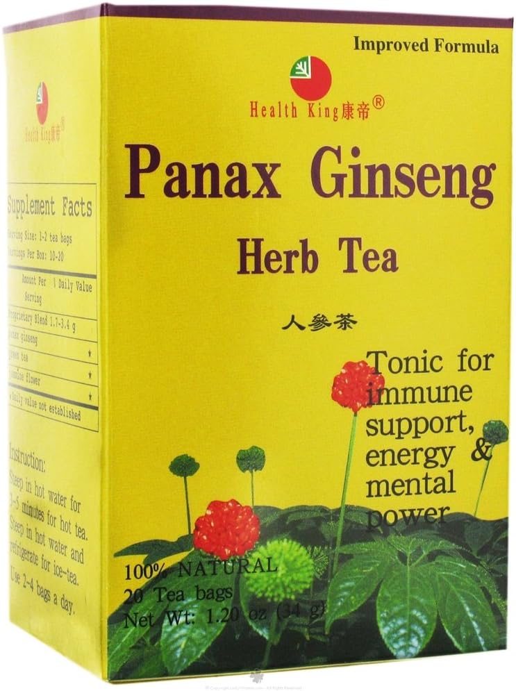 Sağlık Kral Panaxwu Herb Tea, Teabags, 20.000