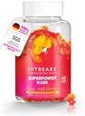 IvyBears® Superpower Kids - Multivitamin Gummies for Immune Support - Çocukları C, D2, B6, A - Full Natural Berry-Flavored - Alman- Made Daily Supplement