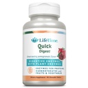 LIFETIME Quick Digest Digest Digestive Enzymes - Ένζυμα φυτών για πρωτεΐνες, υδατάνθρακες, φρούτα και λαχανικά - Digestive Health Support - Ρόδι Γεύση - 90 Μερίδες, 90 Μασώμενα δισκία