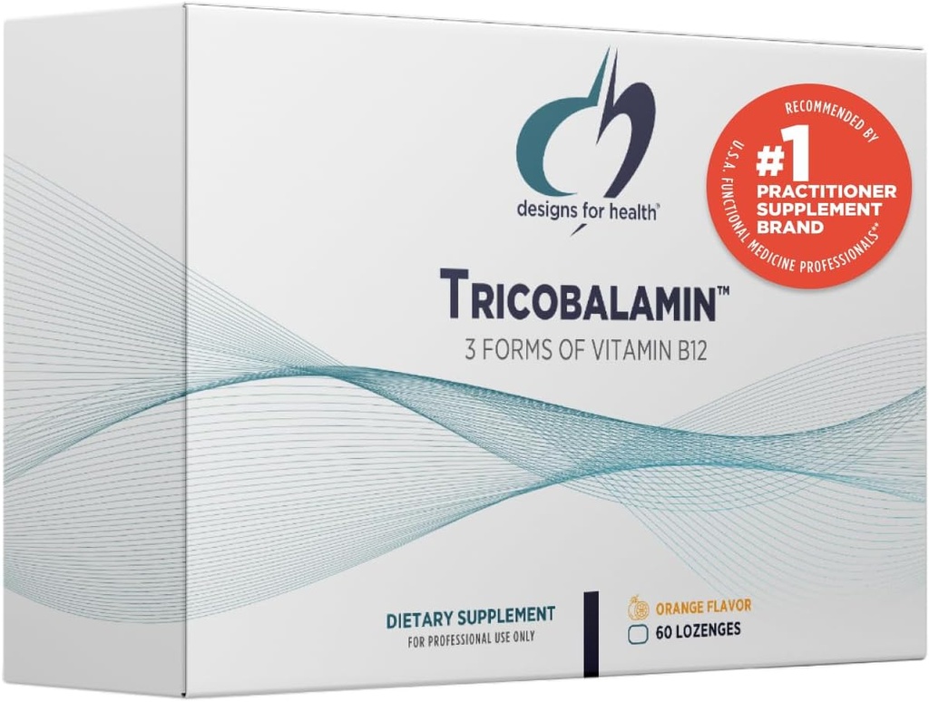 Sağlık B12 Tricobalamin Lozenges için tasarımlar - 3000 A12 Quick Dissolve Tabletleri Metilcobalamin, Adenosylcobalamin + Hydroxocobalamin - Natural Orange Flavor (60 Lozenges)