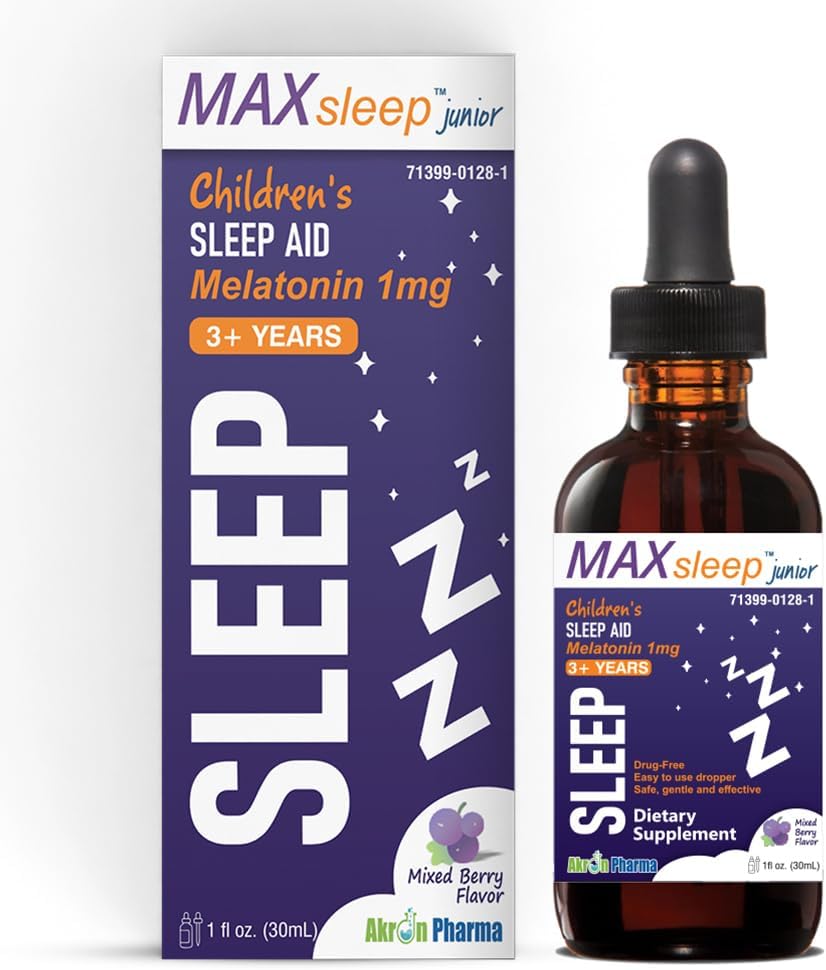 MAX Sleep Junior for Kids - Μελατονίνη σταγόνες ύπνου για γλυκά όνειρα