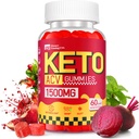 Kilo kaybı için Keto ACV Gummies - Delicious 1500MG Apple Cider Vinegar with Mother, Probiyotiks, Vitamins B6 & B12 - Sugar Free, Vegan & Non-GMO - Supports Gut Health, Metabolism & Fat Burn for Women