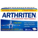 Inflammatory Pain Formula Caplets with 3 Active Materialss: aspirin, Acetaminophen & Caffeine, White, 28 Count (en 1)