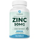 Erkekler / Kadınlar için Saf Tedarikçi 50 mg Supplements - GMP-Cerrec Yüksek Potency Vitamini Çinko Citrate/Oxide for Yetişkinler, Immune Antioksit, Enerji Desteği - 100 Tablet