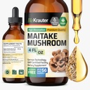 BIO KRAUTER Maitake Mushroom Extract - Maitake Liquid Supplement for Immune Support - 680 mg per Service - Vegan, Alkol & Sugar Free Drops 4 Fl.Oz.