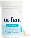 UT-Fem Balance Vaginal Probiyotik | Kadınlar pH Dengesi, Vaginal Health & Odor Support | 30 Capsules