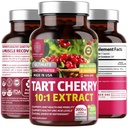N1N Premium Tart Cherry Extract Caps, 200 Veg Caps, 3000 mg, Ισχυρό Αντιοξειδωτικό, Κοινή Υγεία και Κινητικότητα, Μη ΓΤΟ, Χωρίς Γλουτένη, 200 Veggie Caps