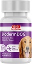 Biyo Pet Active BiodermDOG 0.5 Çinko ve Biotin Tabletleri Köpekler için, Immune System, Skin, Coat and Nail Support for Dogs, 1.32 oz, 75 Chewable Tabletler
