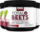 FORCE FACTOR Total Beets Superfood Beet Root Toz 3Pack, Nitrates to Support Circulation, Blood Flow, Nitrik Oksit, Enerji, Endurance, Stamina, Cardiovascular Heart Health Supplement, 90 Servisler