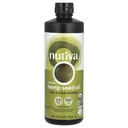 Nutiva Organic Cold-Pressed Unrefined Raw Hemp Seed Oil, 24 Ounce, USDA Organic, Non-GMO, Whole 30 Onaylanmış, Vegan, Gluten-Free & Keto, Omega 3 & 6 Fatty Acids