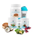 Detox Plus Kit (Βρωμικά Cookies και Κρέμα Αντικατάστασης, Aloe Vera Hibiscus) - Πλήρης Αντικατάσταση Γεύμα σκόνης, υψηλής ενέργειας Shake Booster, συμπλήρωμα Aloe Vera Detox, Μετασχηματισμός Υγείας