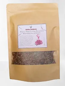 Yerli Tavşan Herbal Supplement - Red Clover Blossoms, 1 oz, Menopause Support, Plant-Based, Toz, Single Şişe, Hot Flashes, Cardiovascular & Bone Health