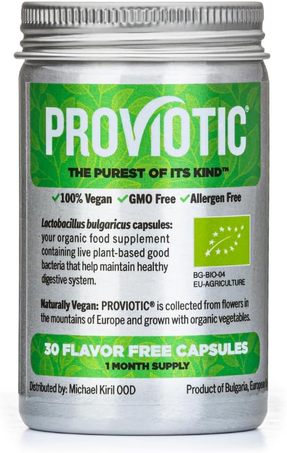 Vegan Probiotic Supplement - Πατενταρισμένη Φόρμουλα για Digestive Υγεία & Ανοσολογική Υποστήριξη - Αντι-Bloating Κάψουλες για άνδρες & γυναίκες - Enhance Gut Health - Probiotics Κάψουλες