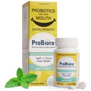 Diş ve Gums için Probiyotikler | Daha İyi Oral Sağlık için Diş Probiyotikleri | Yetişkinler için Kötü Nefes Tedavisi | ProBiora3 Patentli Probiyotiki | Tooth Whitening | 30 Mint Tabletler | Diş Probiyotikleri