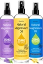 Magnezyum yapıştırıcısı, Ayaklar için Saf Magnezyum Yağı, Kas Relaxation &Better Sleep için Ideal Hediye,Rapid Abors,Quick Kurutucu Without Residue-Vanilla