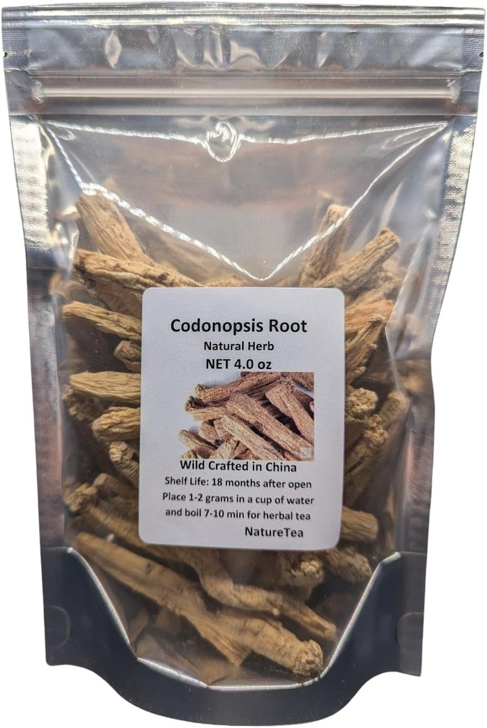 Codonopsis Root - Dang Shen Tray Radix Codonopsis 100% Doğadan (2 oz)