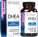 BlueBonnet Nutrition Intimate Essentials DHEA 50mg, για τη λειτουργία γονιμότητας και Optimal επίπεδα ορμονών και στους άνδρες και τις γυναίκες*, μη-GMO, Vegan, χωρίς γλουτένη, 60 κάψουλες λαχανικών, 60 εξυπηρετούν