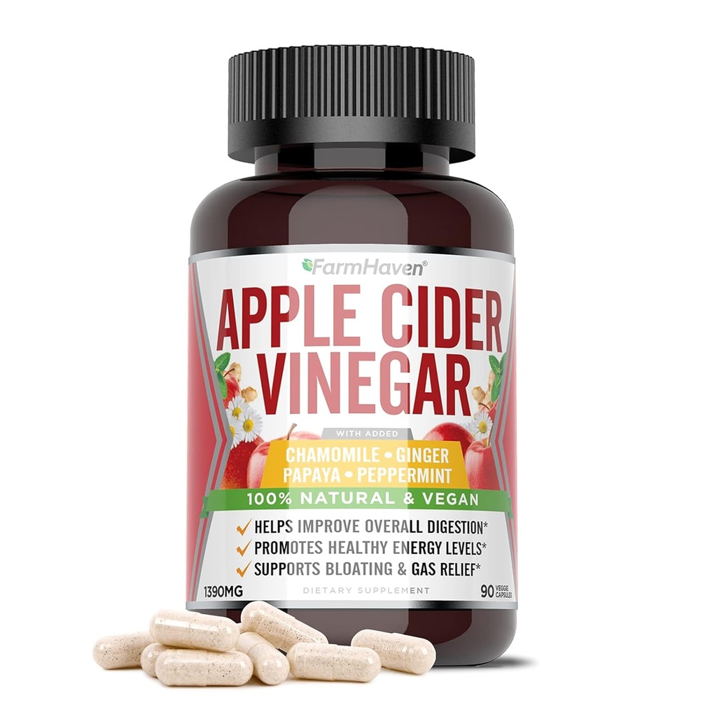 ÇiftlikAnne ile Apple Cider Vinegar Capsules, ACV Capsules with Mother 1390MG, Apple Cider Vinegar Pills with Ginger, Apple Vinegar Pills for Digestion Health, Vinegar Tablets with Mother 1390MG, Apple Cider Vinegar Pills with Ginger, Apple Vinegar Pills for Digestionhealth, Vinegar Tabletler