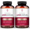 VITASEI Liver Cleanse Detox & Tamir, Liver Complex W/Milk Butle Extract, Garcinia, Curcumin C3, Support Herbalary Supplement, Detox Formula for Women & Men, 60 Capsule (Pack of 2)