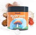 Mushroom Toz Mix (75 hizmet), Ten Mushroom Supplement with Lions Mane, Reishi, Cordyceps, Chaga, Mushroom Toz for Coffee Alternative, Matcha | Energy, Focus, Immune Support