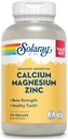 SOLARAYelli Magnezyum Çinko Supplement - Steel 1000 mg, Magnezyum 500 mg - Bone Health, Muscle Function, Heart Health ve Immune Support - Vegan, 60 Day Garanti, 68 Hizmet, 275 VegCaps