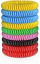 12 Pack Mosquito Wears, Mosquito Bands for Yetişkinler and Kids with Bireysel olarak sarsılmış ve DEET Free, Natural and Waterkbands Citronella Wears for Camping Hiking