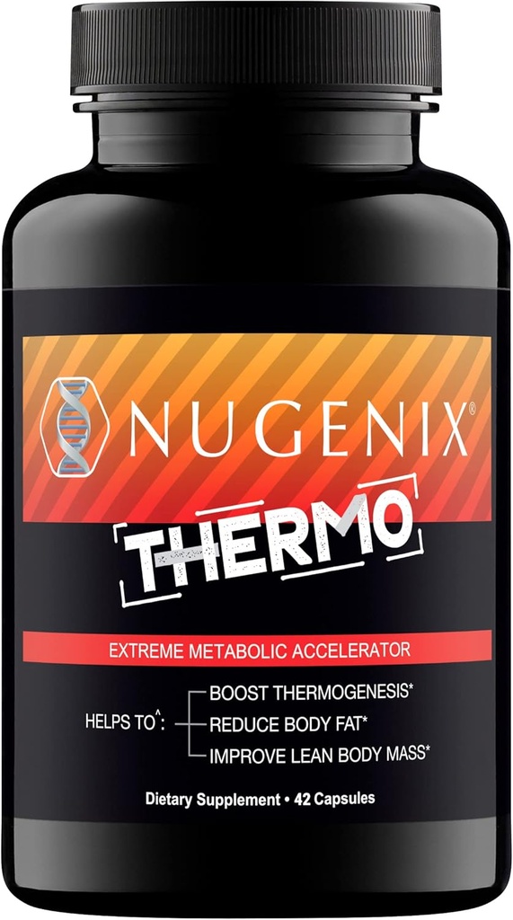 Nugenix Thermo – Termogenic Fat Burner Supplement Pills for Men, Extreme Metabolicifier, 42 Kont
