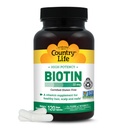 Ülke Life High-Potency Biotin 10 mg - Vegan & Gluten-Free Biotin Supplement for Skin & Nails, Energy Metabolism - Biotin 10000