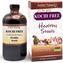 Amber NaturalZ Kochi Köpekleri, Kediler, Kuşlar, Tavşanlar ve Gine Pigs | Sağlıklı Bowel Fonksiyonu | Digestive Balance için Doğal Yardım | 16 Akışkan Ounce Glass Şişe Şişe Şişe Şişe