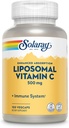 SOLARAY Liposomal Vitamin C 500 mg - Fatty Acids ile C Liposomal Mutsiyon Vitamini - Antioksi ve Immune Support Supplement - Vegan, 60 Günlük Garanti, 100 Hizmet, 100 VegCaps