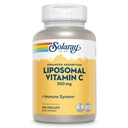 SOLARAY Liposomal Vitamin C 500 mg - Fatty Acids ile C Liposomal Mutsiyon Vitamini - Antioksi ve Immune Support Supplement - Vegan, 60 Günlük Garanti, 100 Hizmet, 100 VegCaps