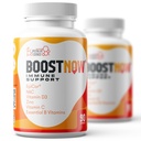 Boost Now 14-in-1 Immune Support Capsules - Vitamin C, D-3, çinko, EpiCor, Elder & More - 90 Kont