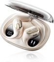Open Eargss Earbuds kablosuz - 5.4 Bluetooth Ear Buds with LED Digital Display IPX7 Su ısıtıcısı, Kablosuz Kulaklıklar Touch Control Air Conduction Stereo Sound with 18.2mm Sürücüler 80H Playtime