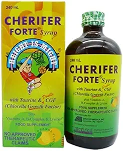 CHERIFER Forte Syrup with Taurin & Double Klorella growth Factor 240 ml