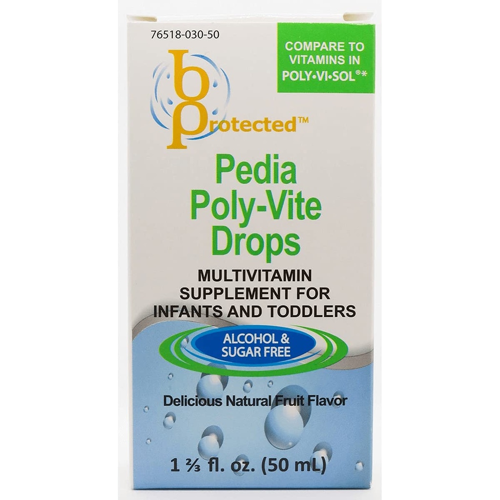 Pedia Poly-Vite Drops 1 2/3 fl Ounce Sıvı