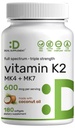 DEAL ΣΥΜΠΛΗΡΩΜΑ Βιταμίνη K2 συμπλήρωμα 600mcg, 180 Coconut Oil Softgels 