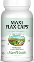 Maxi flax Caps – Βιολογικό έλαιο λιναρόσπορου, Ωμέγα 3, 6, 9 - Ψυχρός Τύπος - Hexane Free, 700 mg – Kosher, 120 caps