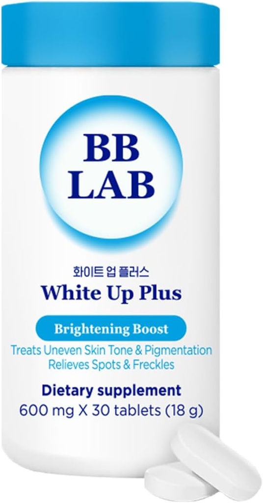 BB LAB White Up Plus Advanced συμπλήρωμα για την υποστήριξη του δέρματος, κορεατική γλουταθειόνη, L-κυστίνη, βιταμίνη C, σκούρα σημεία & δέρμα ακμής