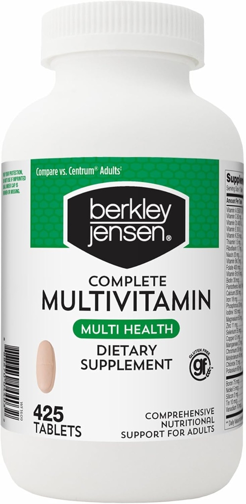 Berkley Jensen Yetişkin Multivitamin, 425 ct.