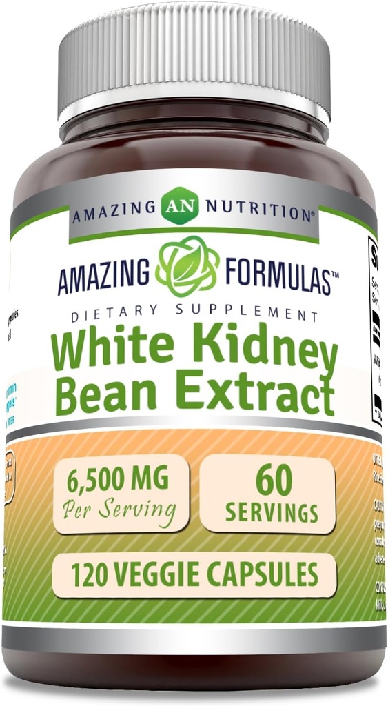 Amazing Formulas White Kidney Bean Extract 6500 Mg 