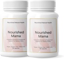 Nourished Mama Προγεννητική πολυβιταμίνη - Vegan Multivitamin για την προκατάληψη, εγκυμοσύνη, επιλόχειο και θηλασμό Υποστήριξη - Σιδήρου-Δωρεάν με μεθυλιωμένο φολικό & υψηλή χοληστερόλη δόσης - 180 κάψουλες