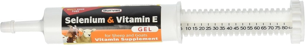 Durvet Sheep & Goat Σελήνιο Βιταμίνη E Gel, 80ml (3 Συσκευασία)