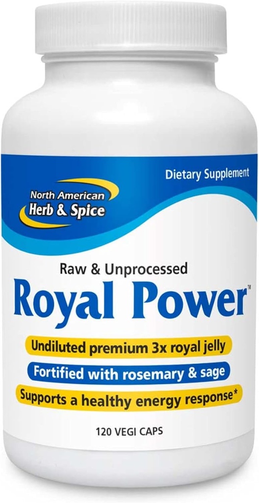 Kuzey Amerika Herb ve Spice, Royal Power Vegi-Caps, 120-Count