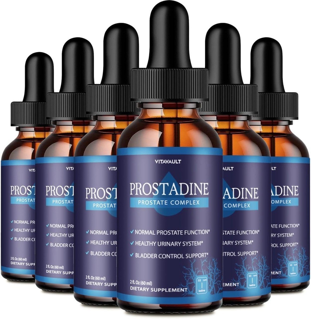 Prostadine, Ισχυρή Prostate Υποστήριξη Υγρές σταγόνες, Υψηλής βαθμολογίας Prostadine για τη συνολική ευεξία Prostate, Easy-to-Χρήση Dropper Form (6 Pack)