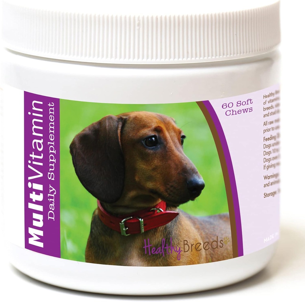 Sağlıklı Breeds Dachshund Multi-Vitamin Soft Chews 60 Kont