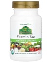 Natures Plus Source of Life Garden sertifikalı Organik Vitamin B12-1000 mcg tilcobalamin, 60 Vegan Capsules - Tüm Gıda Vitamini B12 Tamam - Enerji Boost - Vegetarian, Gluten-Free - 30 Hizmetler