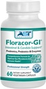 Floracor - Gut & Intestinal Health - Premium Probiyotik, Prebiyotik ve Enzyme Formula - 60 Vejetaryen Capsules